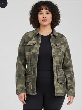 DL1961 Jacket Teen Girl Camo Military Army Utility Y2K Hip Hop Urban ROCCO Large